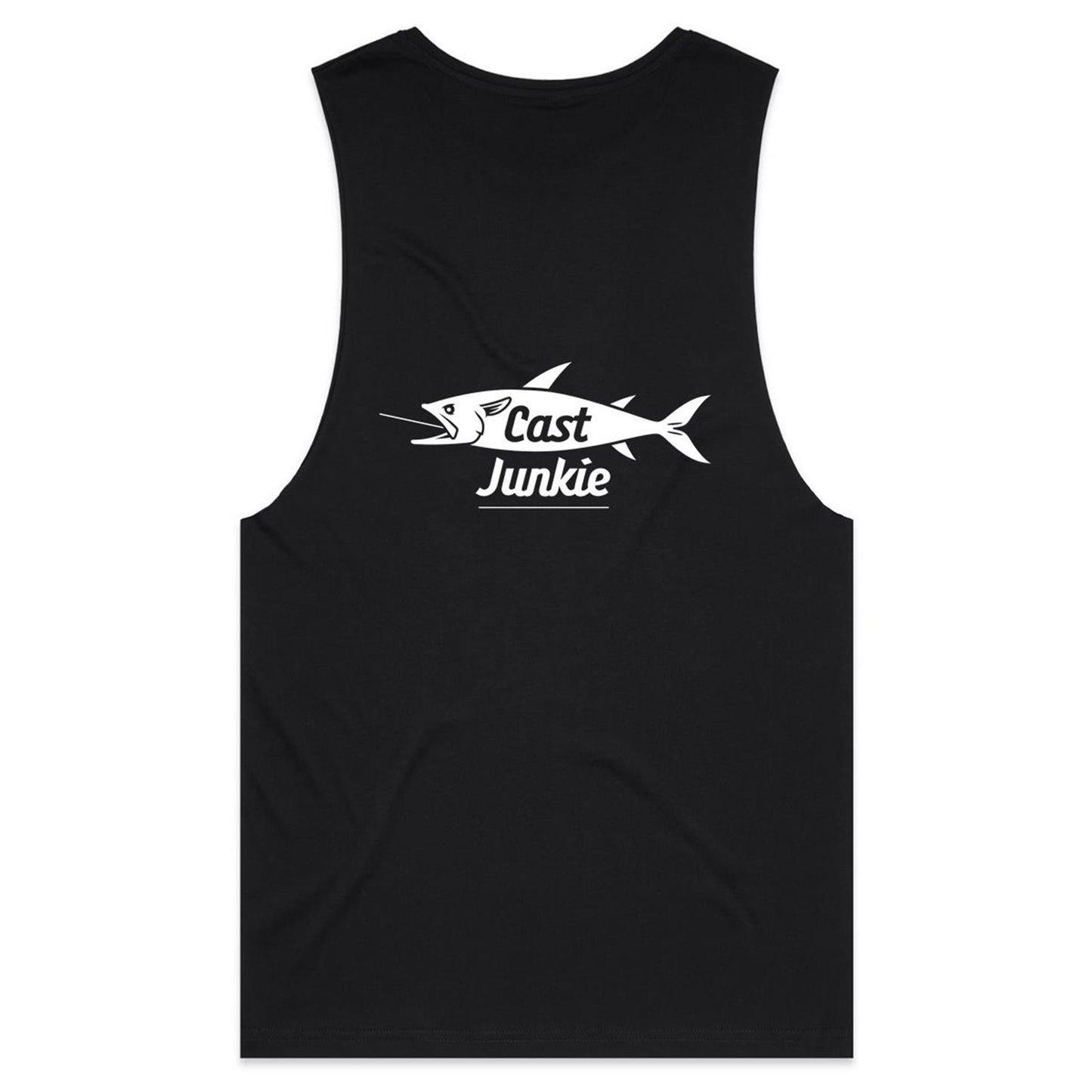 Cast Junkie Hooked - Mens Tank Top Tee