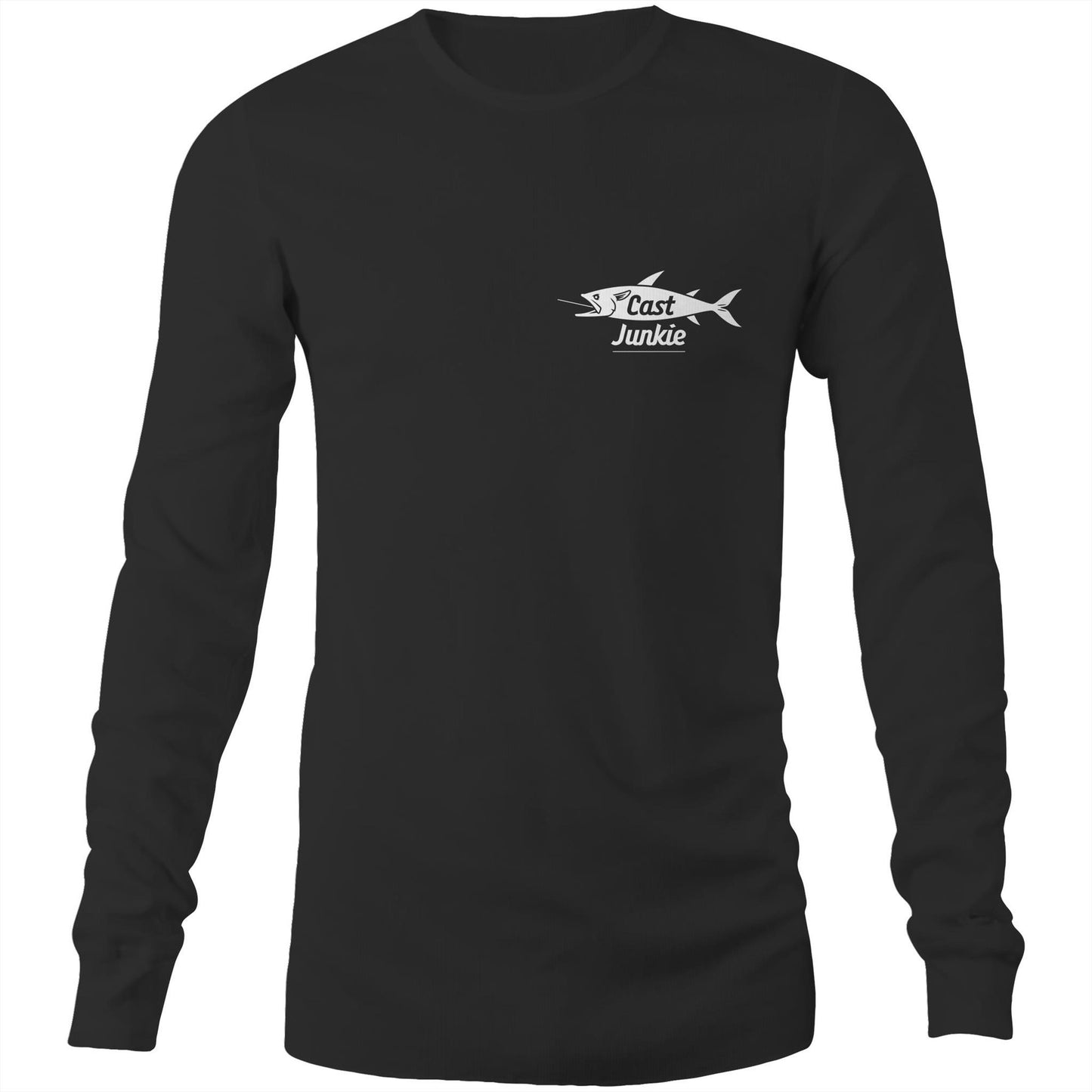 Cast Junkie Hooked - Mens Long Sleeve T-Shirt
