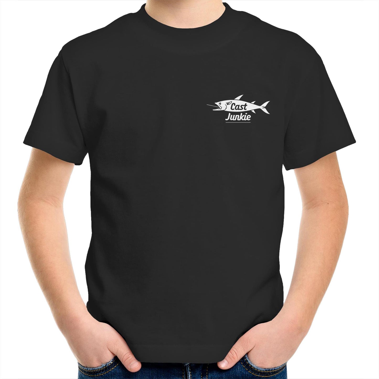 Cast Junkie Hooked - Kids Youth T-Shirt