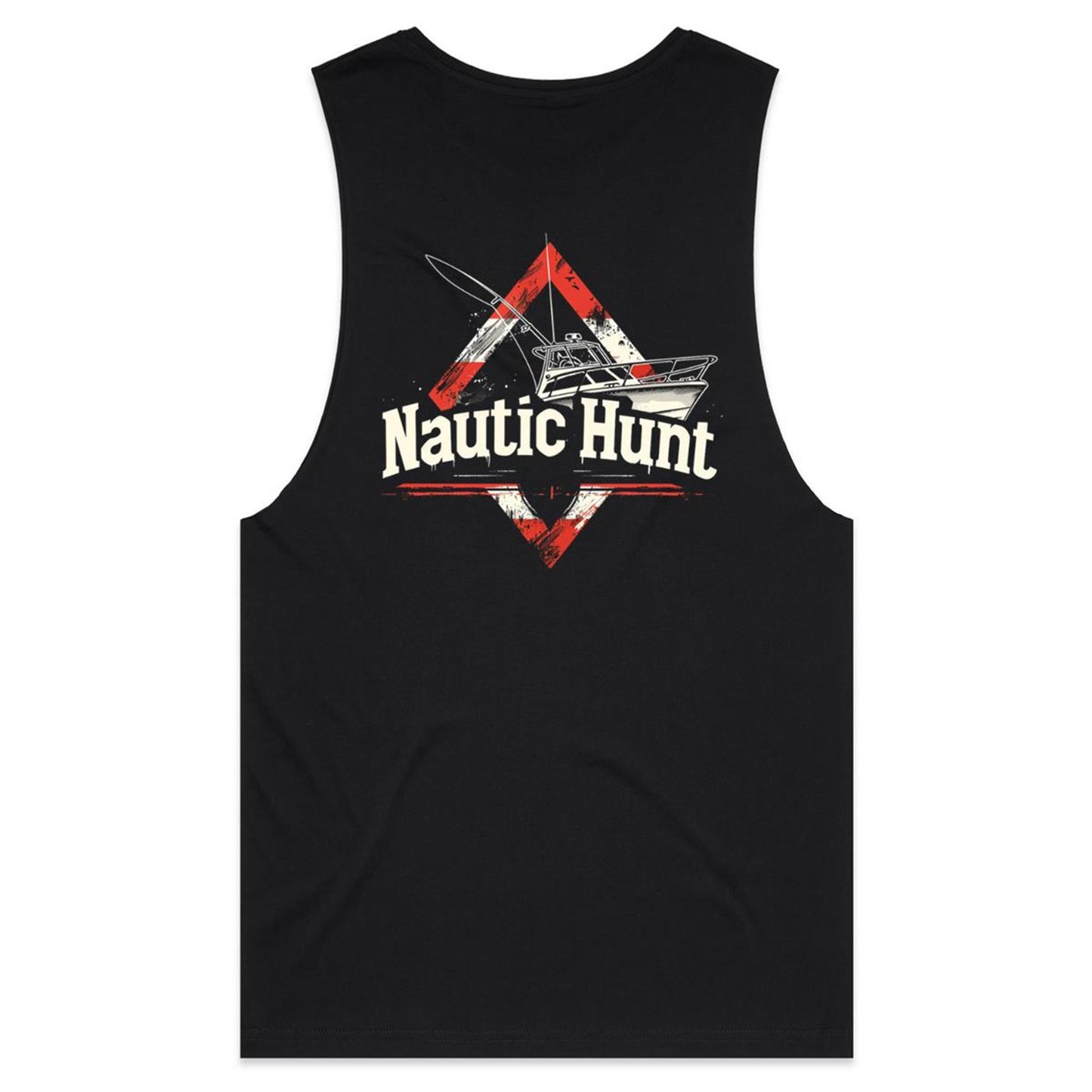 Cast Junkie Nautic Hunt - Mens Tank Top Tee