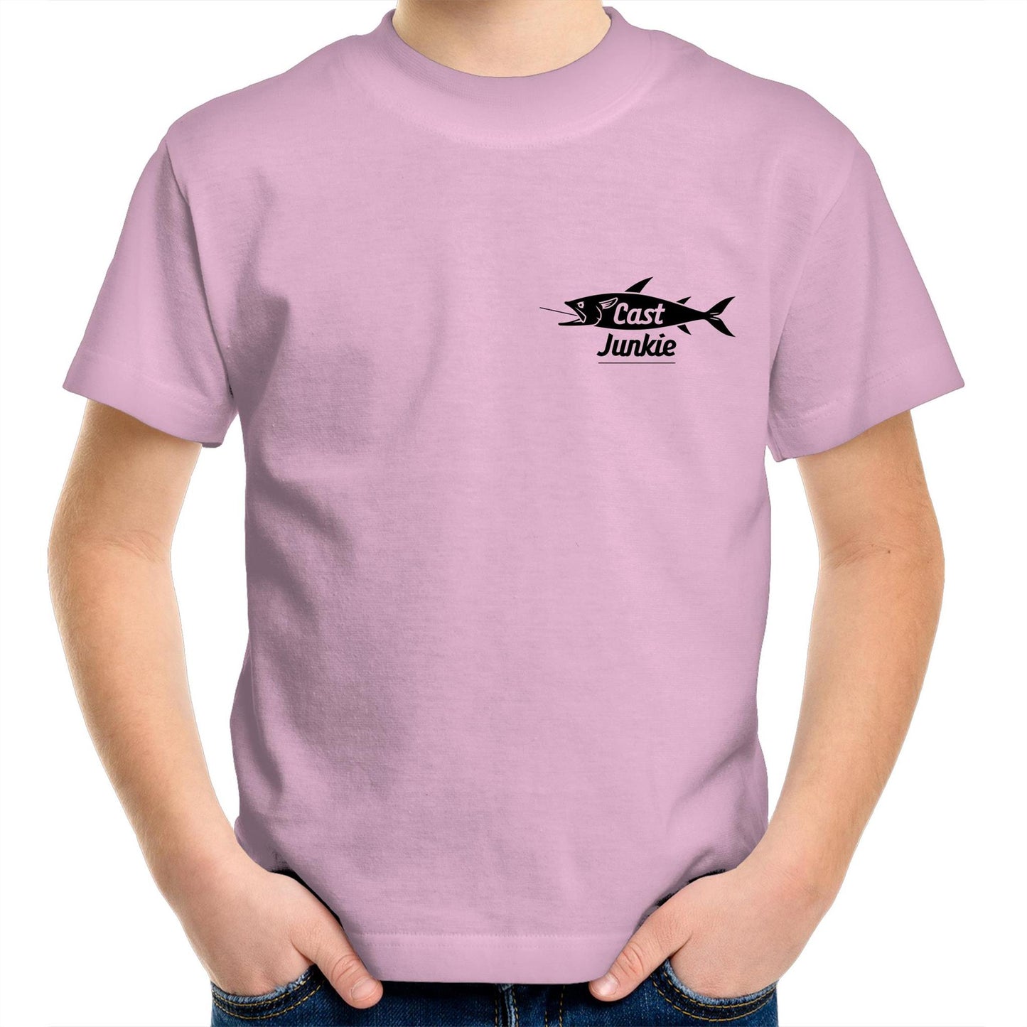 Cast Junkie Hooked - Kids Youth T-Shirt