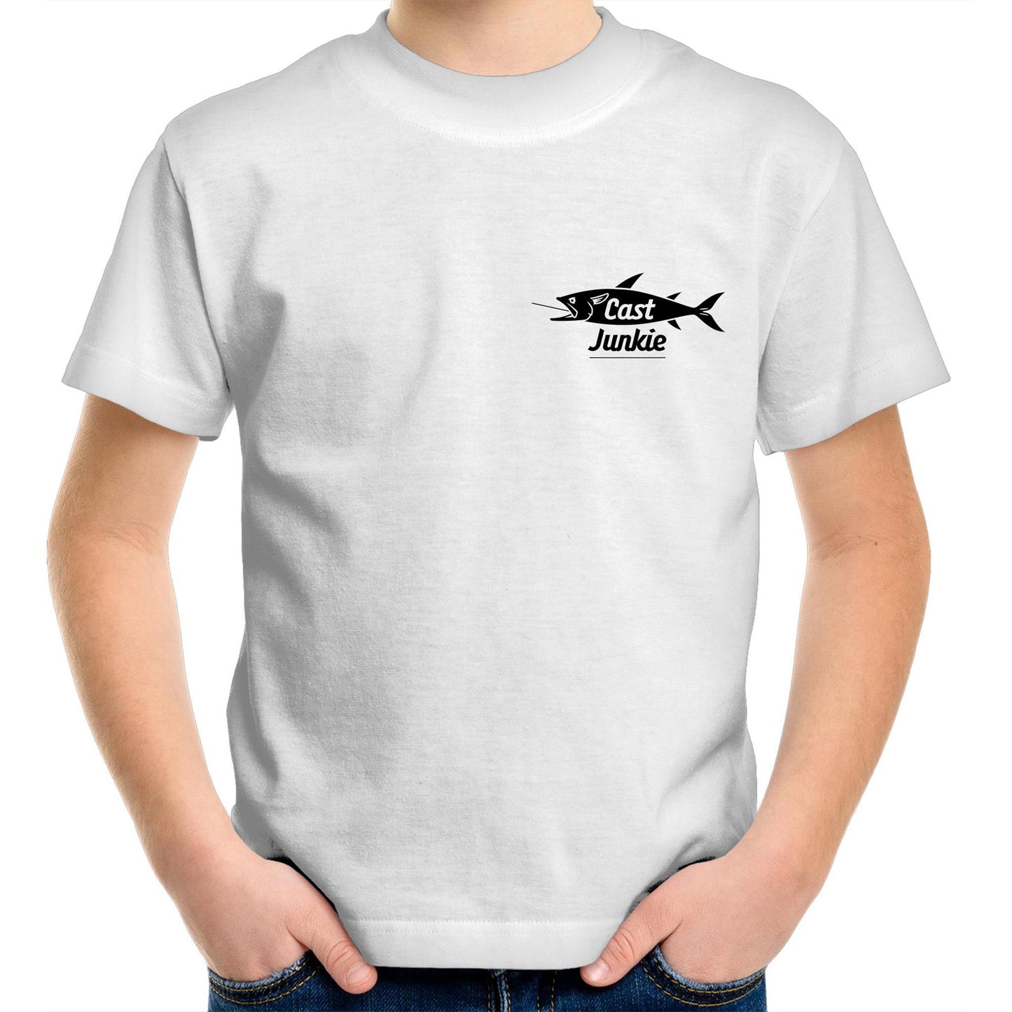 Cast Junkie Hooked - Kids Youth T-Shirt