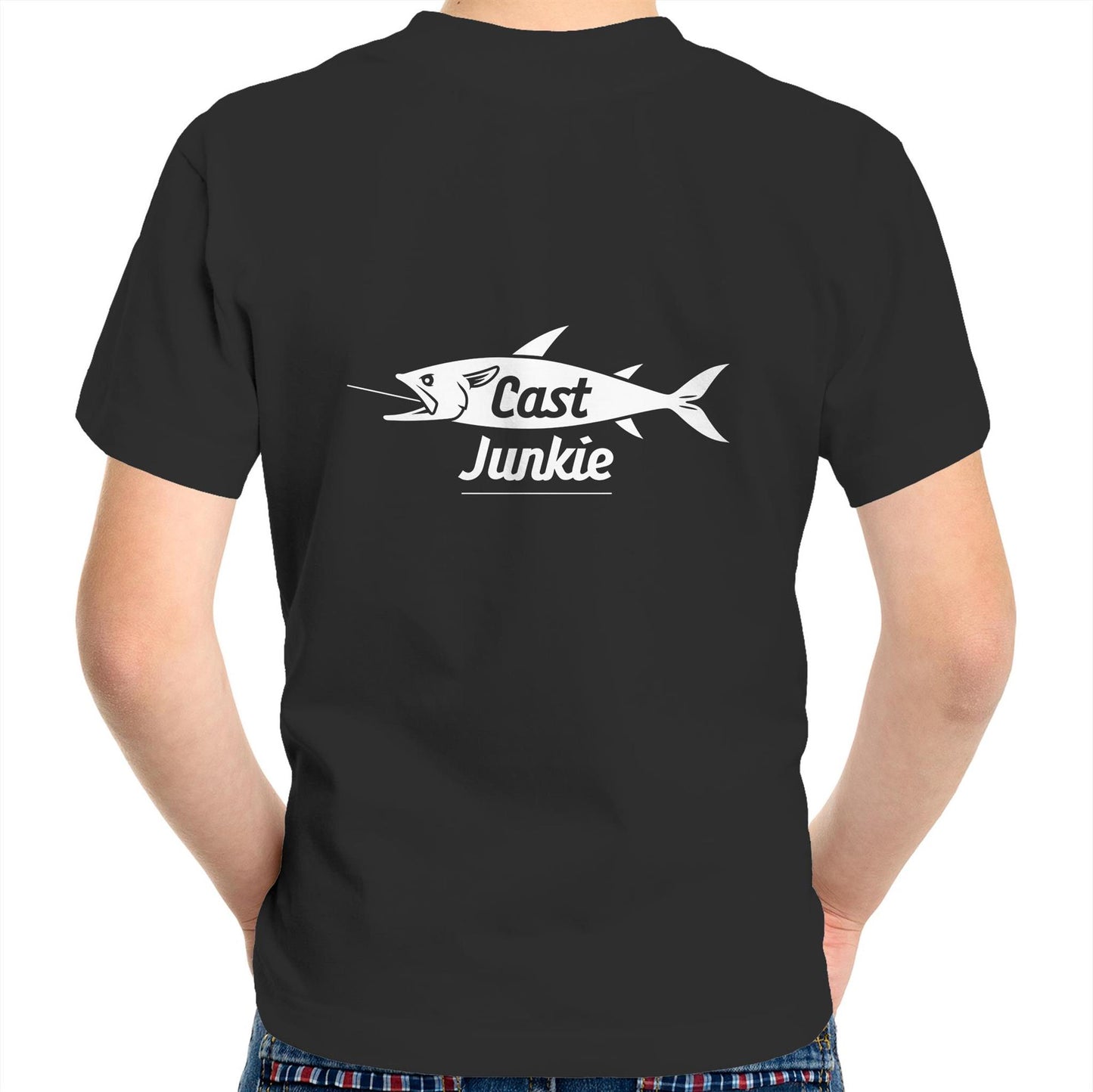 Cast Junkie Hooked - Kids Youth T-Shirt