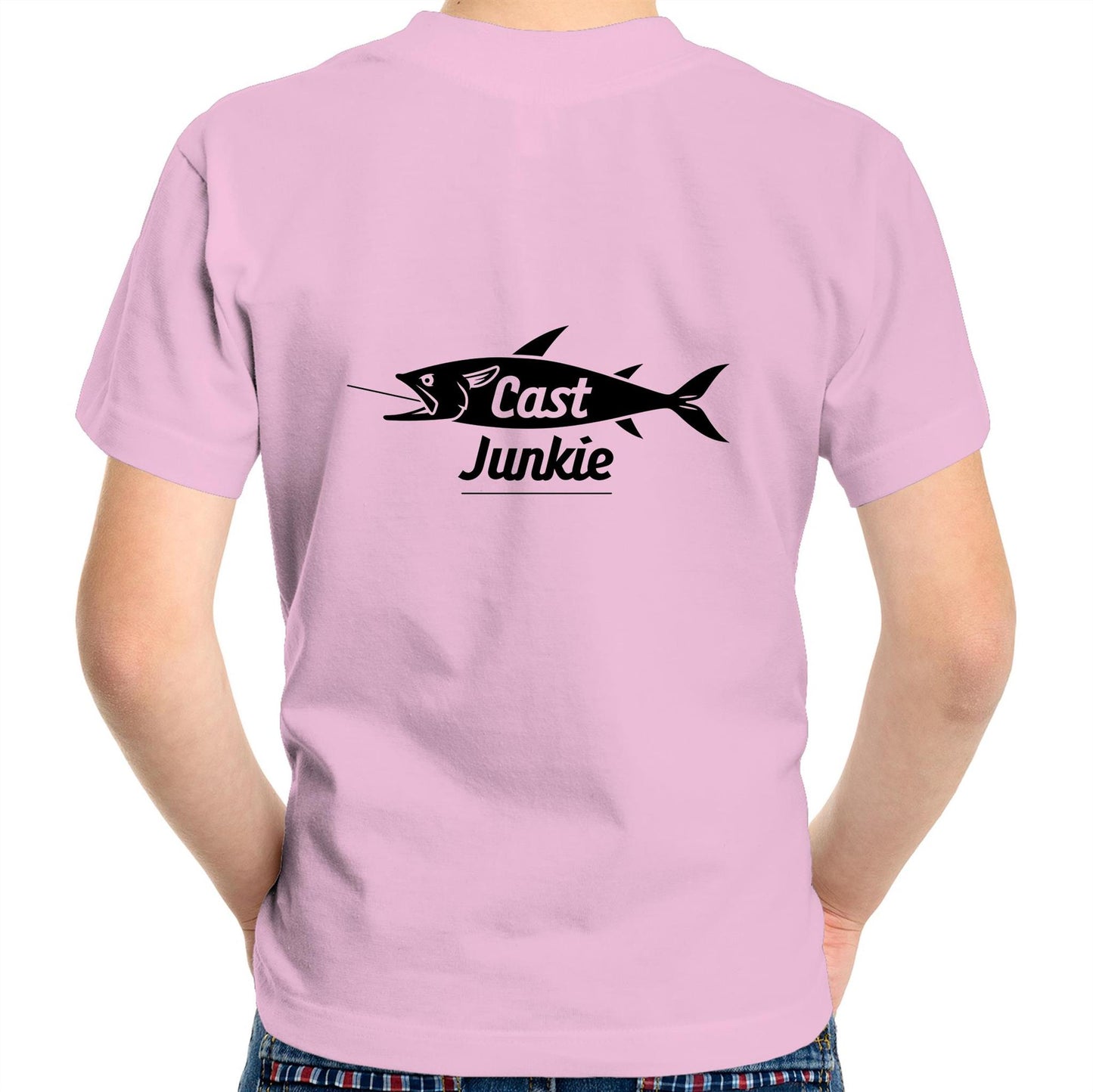 Cast Junkie Hooked - Kids Youth T-Shirt