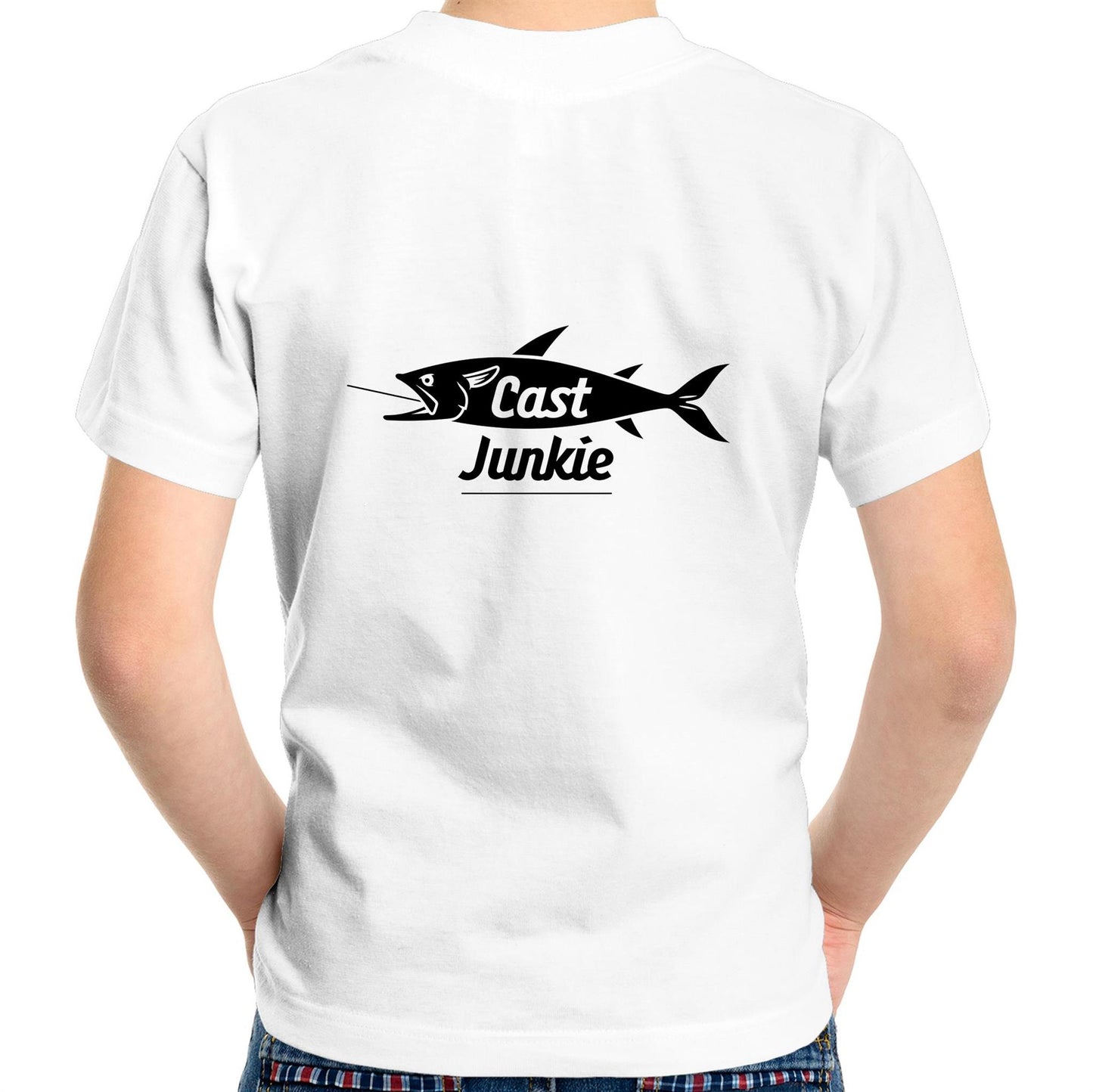 Cast Junkie Hooked - Kids Youth T-Shirt